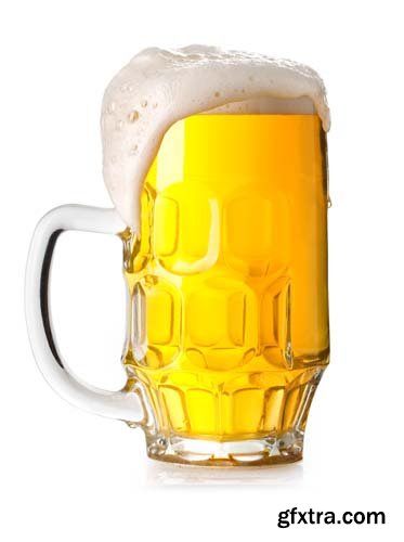 Beer Glass Isolated - 14xJPGs