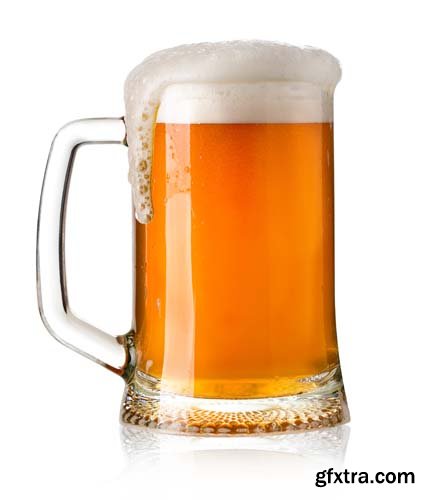 Beer Glass Isolated - 14xJPGs