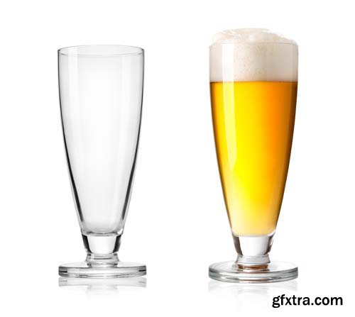 Beer Glass Isolated - 14xJPGs