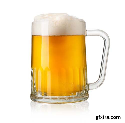 Beer Glass Isolated - 14xJPGs