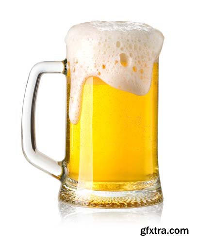 Beer Glass Isolated - 14xJPGs