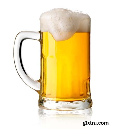 Beer Glass Isolated - 14xJPGs