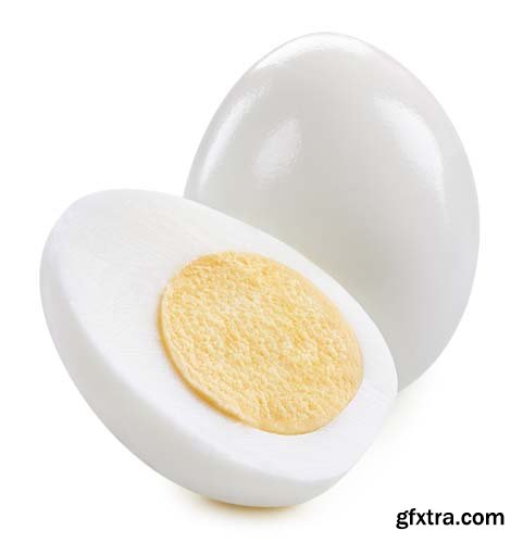 Boiled Egg Isolated - 7xJPGs