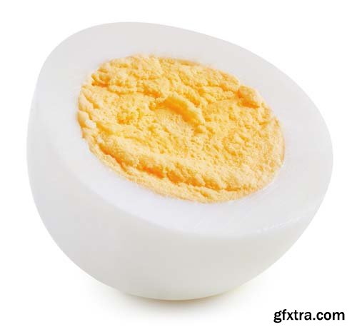 Boiled Egg Isolated - 7xJPGs