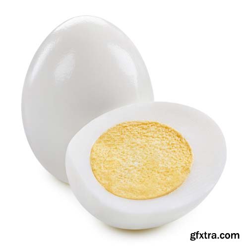 Boiled Egg Isolated - 7xJPGs