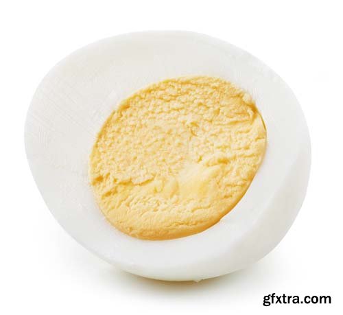 Boiled Egg Isolated - 7xJPGs