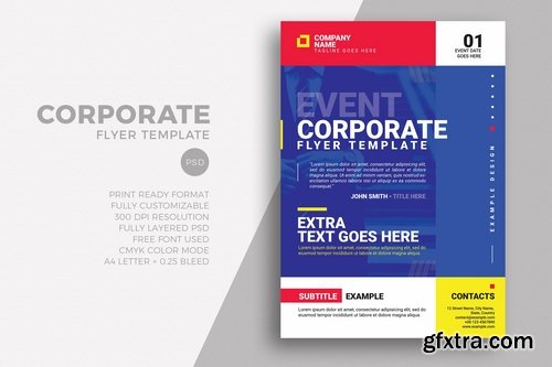 Minimal Modern Corporate Business Flyer Templates