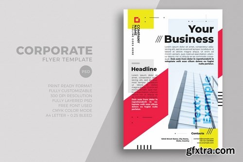 Minimal Modern Corporate Business Flyer Templates