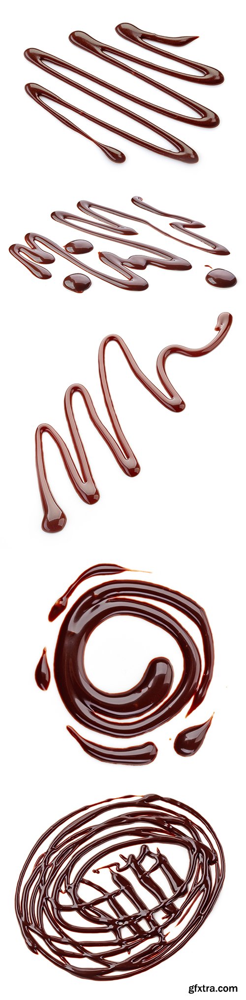 Chocolate Sauce Isolated - 12xJPGs