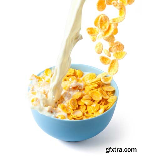 Cornflakes Isolated - 10xJPGs