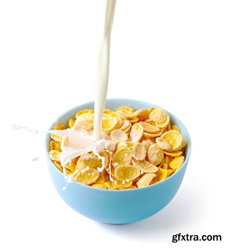 Cornflakes Isolated - 10xJPGs