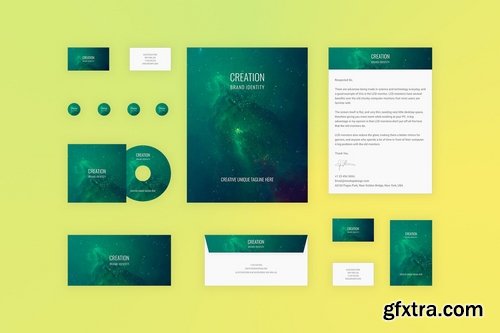 Branding Identity Mock Up - Creation for Figma