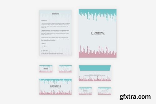 Brand Identity Morse Code Mock up for Sketch