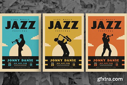 Old Jazz Music Flyer