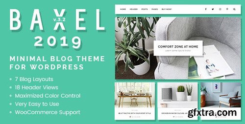 ThemeForest - Baxel v3.2.2 - Minimal Blog Theme for WordPress - 19822209