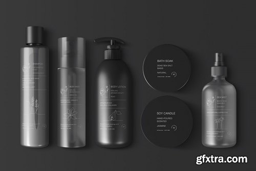 Natural Cosmetic Packaging Mock-Ups Vol.4