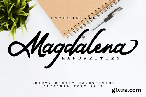 Magdalena Beauty Script Handwritten