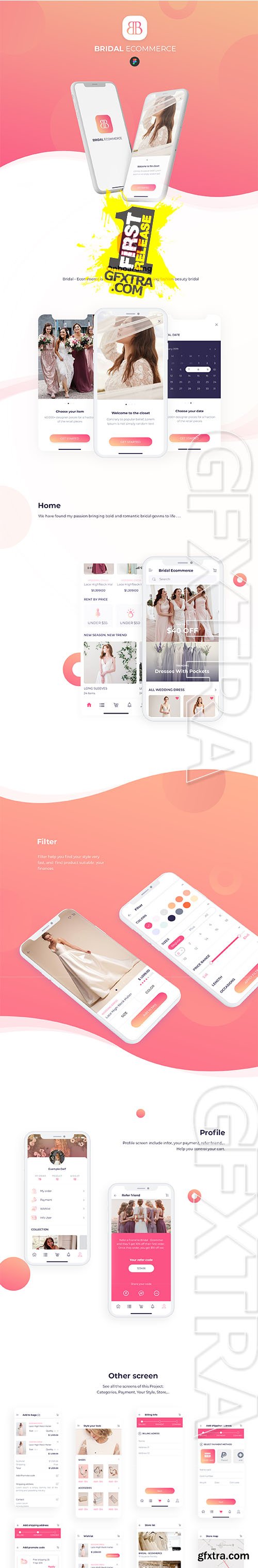 Bridal Ecommerce UI KIT