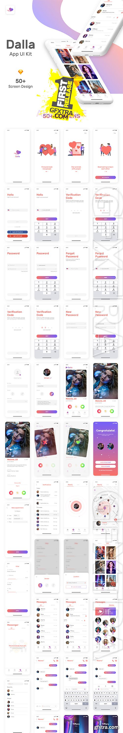 Dalla Dating App UI Kit