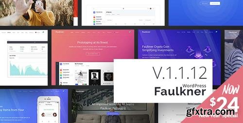 ThemeForest - Faulkner v1.1.12 - Responsive Multiuse WordPress Theme for Companies and Freelancers - 22686458