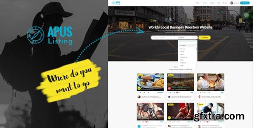 ThemeForest - ApusListing v1.2.23 - Directory & Listing WordPress Theme - 20689737