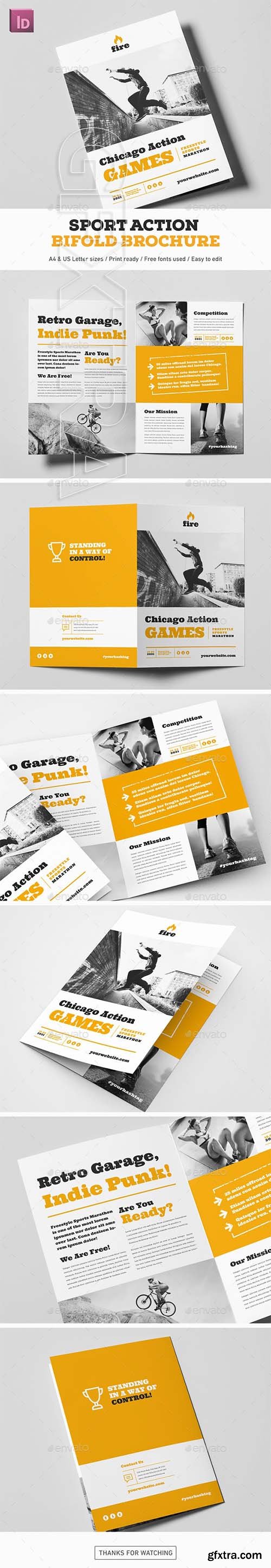 GraphicRiver - Sport Action Bifold Brochure 23751482