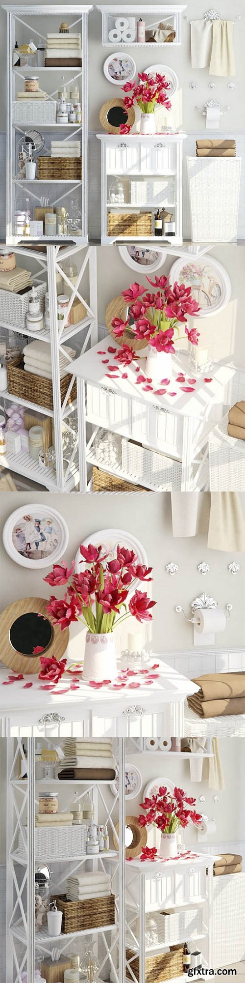 Bathroom shelving 3D Model