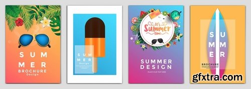 Set of 12 Summer Flyer Templates