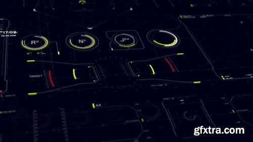 600+ Sci-fi Interface HUD Elements