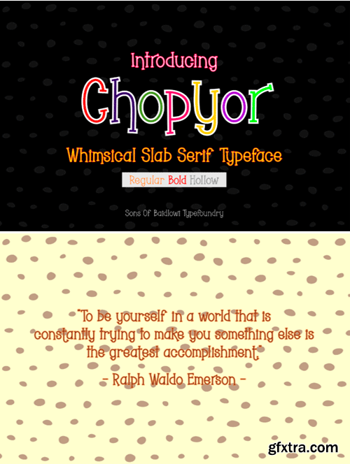 Chopyor Font