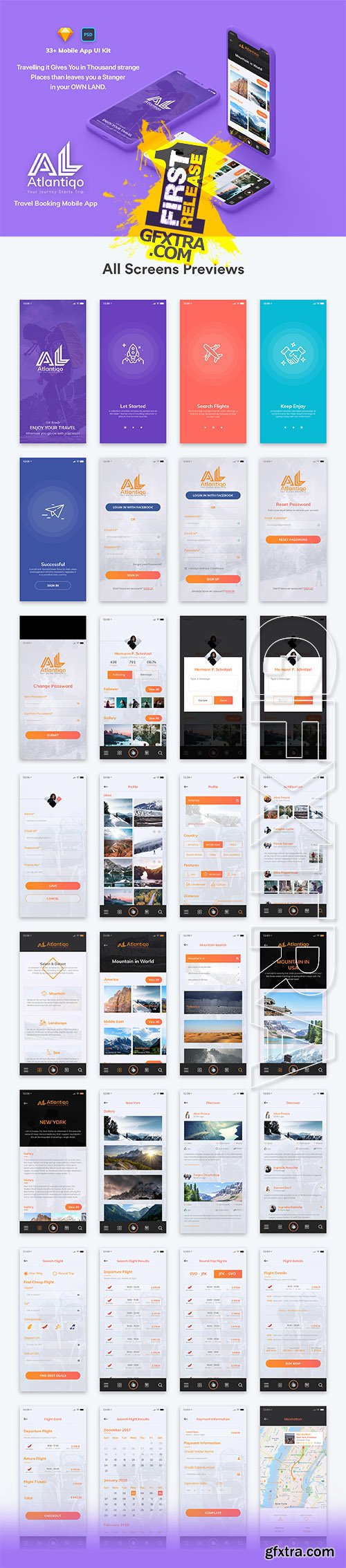 Atlantigo-Travel UI Kit