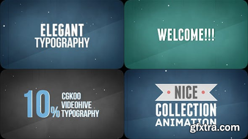 VideoHive Elegant Kinetic Typography 8245536