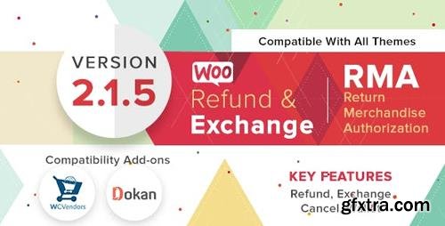 CodeCanyon - WooCommerce Refund And Exchange With RMA v2.1.5 - 17810207 - NULLED