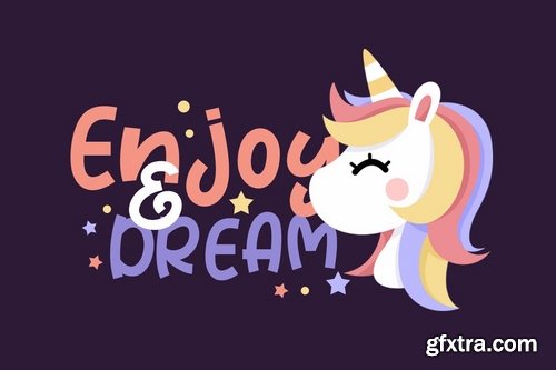 Cute Unicorn Font