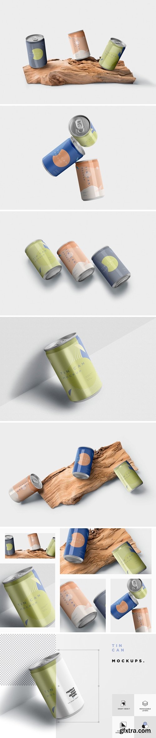 Tin Can Branding Mockups