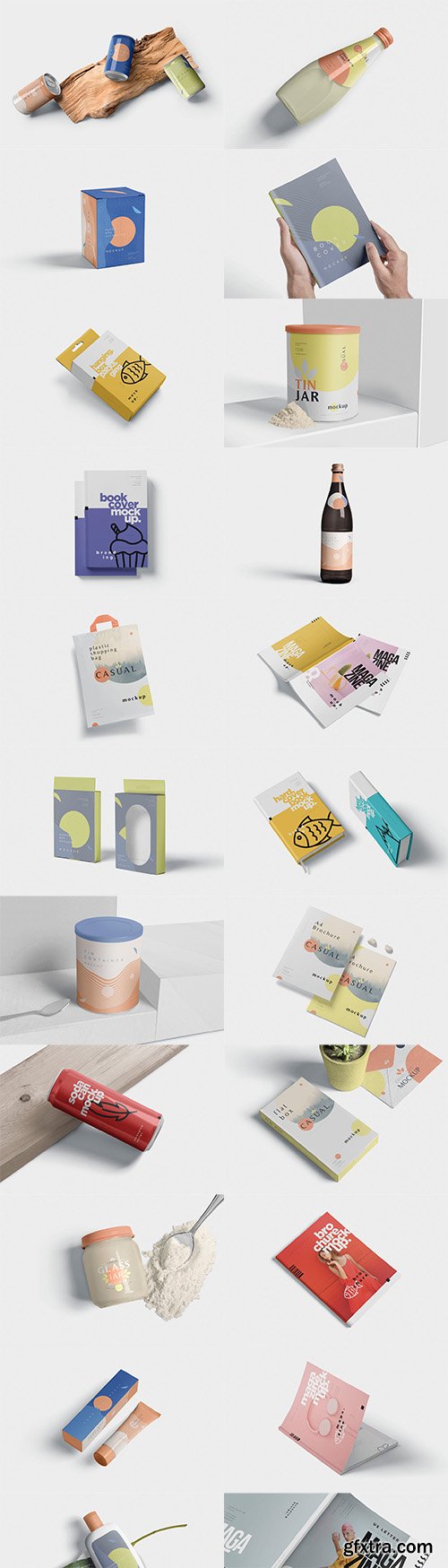 22 Different Mockups Bundle