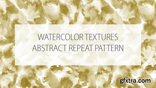 From Watercolor Textures to Abstract Repeat Pattern