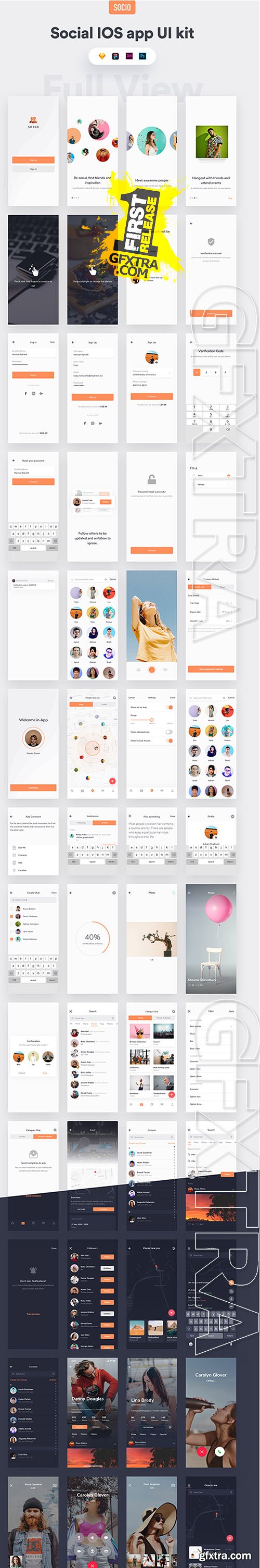 Socio IOS app ui kit