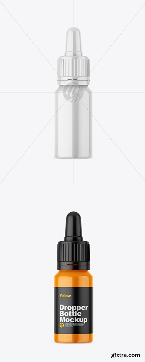 Glossy Dropper Bottle Mockup 42982