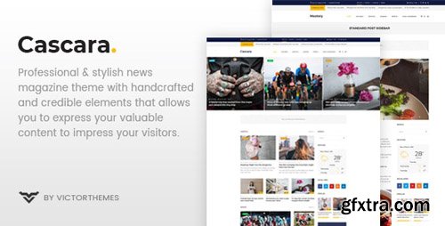 ThemeForest - Cascara v1.4.1 - Blog, News & Magazine WordPress Theme - 22580860