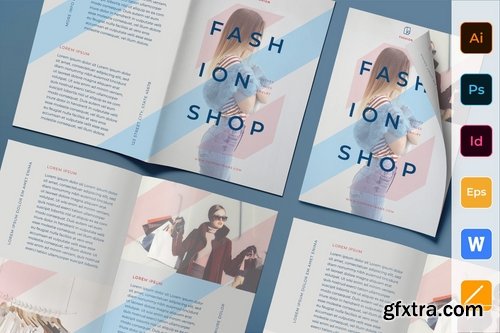 Fashion Shop Poster Flyer Business Card Brochure Bifold Trifold2