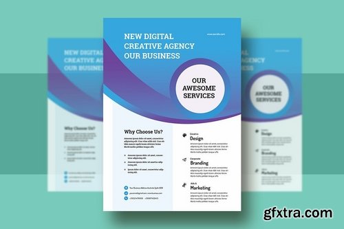 Business And Corporate Digital Agency Flyer V-9