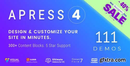 ThemeForest - Apress v4.5.8 - Responsive Multi-Purpose Theme - 20287911