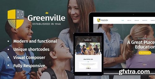 ThemeForest - Greenville v1.3.1 - A Private School WordPress Theme - 21045935