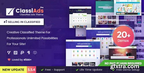 ThemeForest - Classiads v5.5.7.1 - Classified Ads WordPress Theme - 8625840