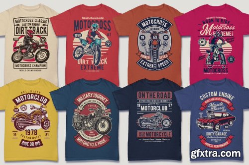 DealJumbo 100 Premium Retro T-shirt Designs 2