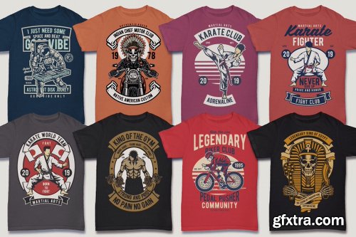 DealJumbo 100 Premium Retro T-shirt Designs 2