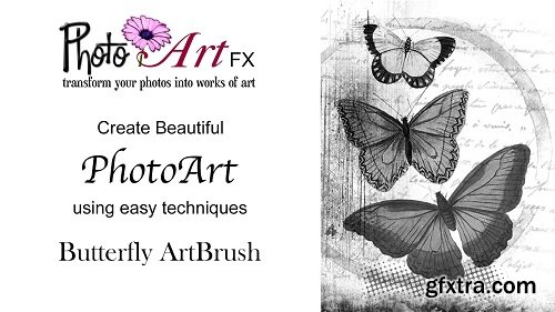 PhotoArtFX using Photoshop: Butterfly ArtBrush