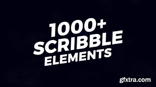 Videohive - 1000 Scribble Elements - V2 - 21777834