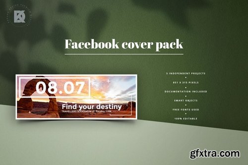 Delicate Facebook Cover Pack